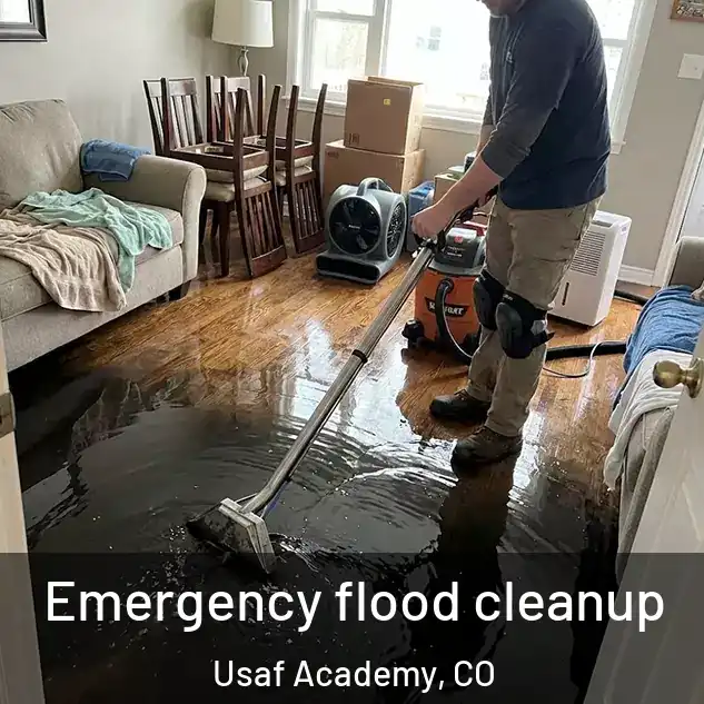  Emergency flood cleanup Usaf Academy, CO