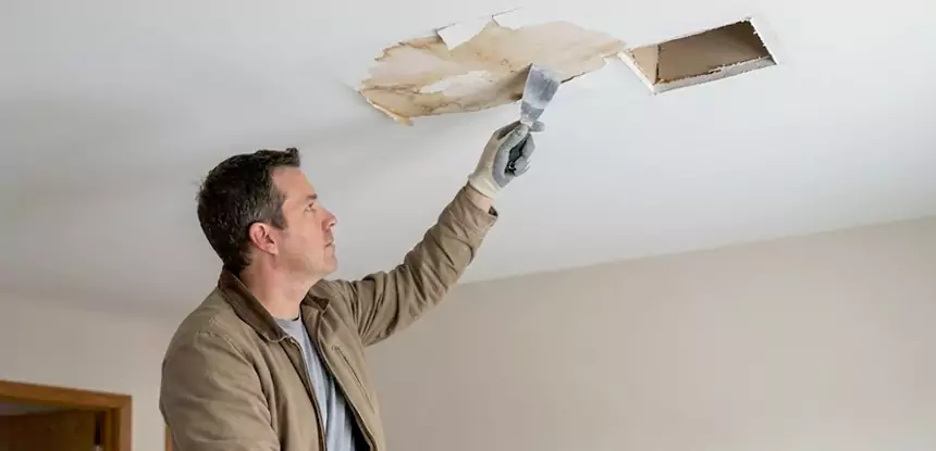 Ceiling Water Stain and Drywall Repair in Usaf Academy
