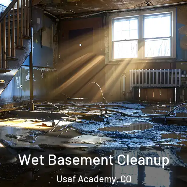  Wet Basement Cleanup Usaf Academy, CO